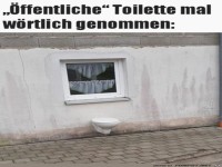 �ffentliche Toilette mal anders