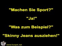 Ich mache Sport
