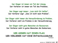 Sieger und Verlierer