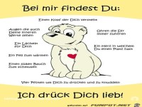 bei mir findest du einen kopf der dich versteht