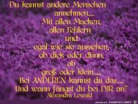 Du kannst andere Menschen