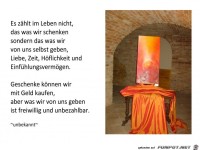 Es zaehlt im Leben nicht