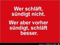 wer schlaeft.....