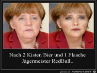 Nach 2 Kisten Bier
