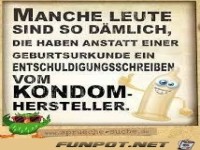 manche Leute sind so daemlich