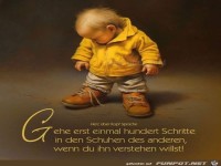 Gehe erst mal hundert Schritte