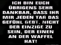 Dankbarkeit f�r verr�ckte Freunde