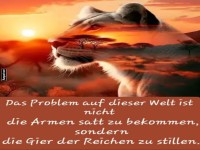 Weisheit ber Armut und Reichtum