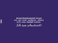 Verwirrung �ber leere Taschen!