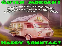 Wohnwagen Wunder: Sonntag im Minihaus