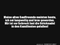 Vom Partyheld zum Kamillenteefan