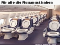 Luxusflug mit Komfortsitzen