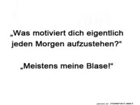 Morgensport: Blase schl�gt Wecker!