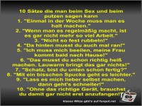 10 Sätze die man beim Sex und beim putzen sagen kann