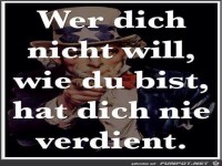 Wer Dich nicht will