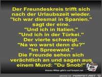 Der Freundeskreis trifft sich nach der Urlaubszeit wieder