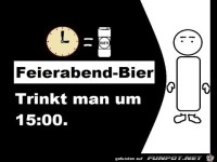 Feierabend-Bier
