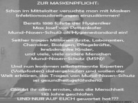 Zur Maskenpflicht 