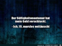 Böser Süßigkeitenautomat