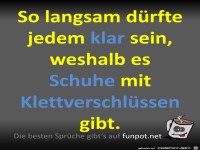 Schuhe mit Klettverschl�ssen