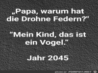 Komische Drohne