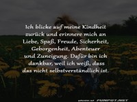 Erinnerungen an die Kindheit