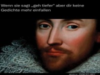 Wenn das poetische Loch zu tief ist