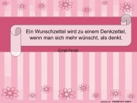 Ein Wunschzettel