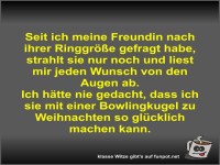 Seit ich meine Freundin nach ihrer Ringgr��e gefragt habe