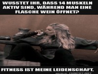 Weinmusikeln aktivieren im Fitnessstudio!