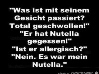 was ist mit seinem Gesicht passiert?.......