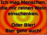 Bier geht auch