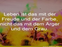 Farbenfrohe Lebensfreude statt grauer Alltag