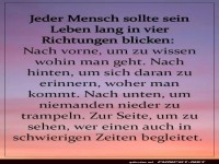 Richtungsweiser frs Leben: Wohin guckst du?