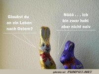 Zweifelnde Schoko-Hasen-Philosophie