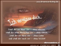 ich vermisse dich