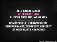 Sei Du selbst