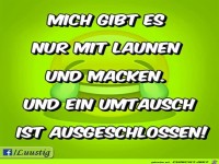 Umtausch ausgeschlossen