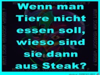Tiere soll man nicht essen