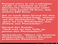 kommt einer in ein Ledergech�ft......