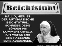 Besonderer Beichtstuhl