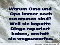 Warum Oma und Opa