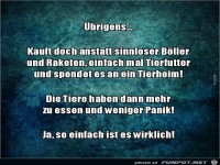 brigens:.... Spenden ans Tierheim.....