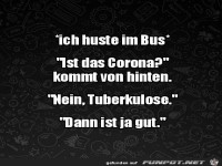 Einmal husten im Bus