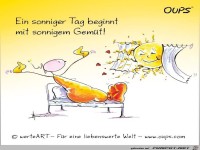 Ein sonniger Tag beginnt