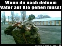 Aufs Klo gehen