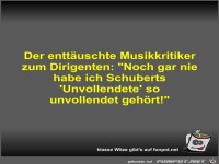Der enttäuschte Musikkritiker zum Dirigenten