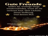 Gute Freunde helfen dir