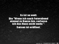 Die Saison ist er�ffnet
