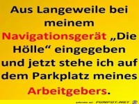 Aus Langeweile